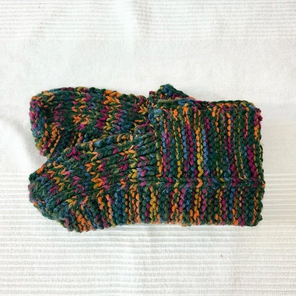 Multicolor Hand Knit Slippers - Picture 2 of 7